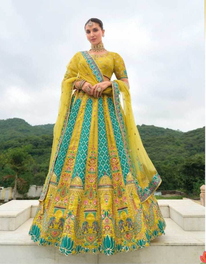 Silk Embroidered Lehenga for Elegant Traditional Wear - MYLUXURY LANE ENTERPRISE